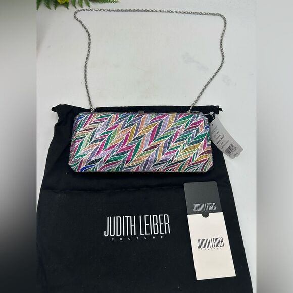 Women's Christian Louboutin rectangular beach mural clutch bag made in Italy - Picture 1 of 14